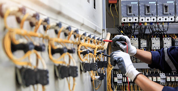 Professional Electrician technician working in The Village, OK